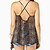 billige Topper til kvinner-Kvinners Cross Straps Leopard Print Vest