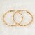 זול עגילים אופנתיים-עגילים אלגנטיים האופנה החדשה 18K מצופה זהב טוויסט של האישה חישוק לנקבה ER0326