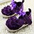 billige Babysko-Cotton Pigens Flat Heel rund snude Flats med blomst sko (flere farver)