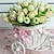 abordables Fleurs artificielles-Soie Style moderne Bouquet Fleur de Table Bouquet 1