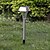 cheap Outdoor Lighting-1-LED Whte Solar Stainless Steel Lawn Light Pathway Garden Lamp