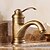 cheap Bathroom Sink Faucets-Antique Centerset Ceramic Valve Single Handle One Hole Antique Brass, Bathroom Sink Faucet