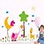 cheap Wall Stickers-Doudouwo® Cartoon Cute Animals Wall Stickers