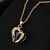 cheap Necklaces-Women&#039;s Heart Cubic Zirconia Gold Plated Pendant Necklace - Love Heart Heart Necklace For Wedding Party Thank You Daily Valentine