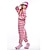 cheap Kigurumi Pajamas-Adults&#039; Kigurumi Pajamas Cat Animal Patchwork Onesie Pajamas Polar Fleece Cosplay For Men and Women Christmas Animal Sleepwear Cartoon Festival / Holiday Costumes / Leotard / Onesie
