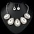 abordables Vip Deal-Naizhu cristal collier et boucles d&#039;oreilles en alliage déclaration