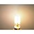 billige Bi-pin lamper med LED-G9 LED-kornpærer T 64 leds SMD 3014 Dekorativ Varm hvit 200lm 3000K AC 220-240V