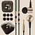 abordables Cascos y auriculares-DSD® Top Quality Alloy Surround Sound 3.5mm In-ear Earphone Headset for Samsung and Other Andriod Phones(Assorted Color)