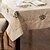 preiswerte Tischdecken-Moderne 100% Baumwolle Quadratisch Tischdecken Mit Mustern Tischdekorationen 1 pcs