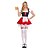 cheap Men&#039;s &amp; Women&#039;s Halloween Costumes-Lovely Bavarian Beer Girl Black &amp; Red Polyester Dress Women&#039;s Halloween Costume