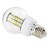 voordelige Gloeilampen-LED-bollampen 3000 lm E26 / E27 G60 56 LED-kralen SMD 5730 Warm wit 220-240 V / # / CE / RoHs