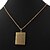 cheap Religious Jewelry-Women&#039;s Pendant Necklace Lockets Necklace Cross Ladies Fashion Christ 18K Gold Plated Copper Gold Plated Necklace Jewelry For Wedding