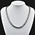cheap Men&#039;s Necklaces-Toonykelly® Fashion Men&#039;s Antique Silver Stainless Steel Necklace(1PC)