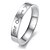 preiswerte Ringe-Damen Eheringe - Titanstahl Herz Modisch 5 / 6 / 7 Silber Für Hochzeit / Party / Alltag