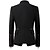 abordables Vestes &amp; Blazers Femme-Veste Couleur Pleine Rétro Sexy Printemps Automne Manches longues Normal Polyuréthane Polyester