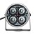preiswerte Sicherheitszubehör-MHS ® 4-LED 8W 850nm Infrarot-Nachtsicht-Beleuchtung Lampe für Kamera