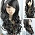 cheap Synthetic Trendy Wigs-Black Wig Wig for Women Wavy Costume Wig Cosplay Wigs