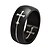 cheap Rings-Band Ring Silver / Black Gold / Black Stainless Steel Gold Plated Cross Love Personalized / Men&#039;s / Men&#039;s