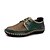 cheap Men&#039;s Sneakers-Men&#039;s Sandals Comfort Leather Spring Summer Fall Winter Casual Office &amp; Career Comfort Lace-up Flat Heel Grey Navy Brown Yellow Green
