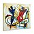 זול ציורים אבסטרקטיים-ציור שמן צבוע-Hang מצויר ביד - מופשט קלסי כלול מסגרת פנימית / בד מתוח