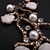 cheap Pearl Necklaces-Synthetic Diamond Statement Necklace Pearl Necklace Statement Luxury Party Vintage Synthetic Gemstones Pearl Imitation Diamond White Necklace Jewelry For