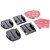 cheap Accessories For GoPro-Adhesive Mounts 8 pcs For Action Camera Gopro 6 All Gopro Universal ABS