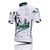 preiswerte Fahrradbekleidung damen-XINTOWN Men &#039;s Cycling Logo Breathable Polyester Short Sleeve Cycling Jersey -White+Green