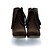 abordables Bottes Femme-chaussures pour femmes consolent bout rond talon épais flocage bottines plus de couleurs disponibles