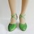 baratos Sapatos Para Dança de Salão &amp; Dança Moderna-Mulheres Sapatos de Dança Moderna Paetês Salto Alto Lantejoulas Salto Robusto Não Personalizável Sapatos de Dança Verde