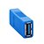 tanie Kable USB-USB 3.0, nowy rodzaj żeński na żeński złącze adaptera przedłużacza niebieski łącznik