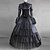 cheap Historical &amp; Vintage Costumes-Gothic Lolita Aristocrat Lolita Dress Long Length Satin Cotton Dress Petticoat Lolita Accessories