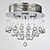 billige Taklamper-QINGMING® Skyllmonteringslys Nedlys Krom Metall Krystall 110-120V / 220-240V / GU10