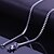 cheap Men&#039;s Necklaces-Men&#039;s Chain Necklace Long Simple Fashion Stainless Steel Titanium Steel Silver Necklace Jewelry For Gift Daily Casual
