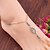 cheap Anklet-Women&#039;s Anklet Barefoot Sandals Luxury Unique Design European Fashion Imitation Diamond Anklet Jewelry Gold Hamsa Hand For Daily Casual