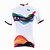 cheap Women&#039;s Cycling Clothing-ILPALADINO Women&#039;s Short Sleeve Cycling Jersey Orange+White+Black Stripes Plus Size Bike Jersey Top Mountain Bike MTB Road Bike Cycling Breathable Quick Dry Ultraviolet Resistant Sports Clothing