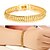 voordelige Armband-Dames Manchet armband Uniek ontwerp Modieus 18 Karaats Verguld Armband sieraden Goud Voor Bruiloft Feest Informeel Dagelijks