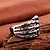 abordables Anillos de hombre-Anillo de declaración Plata Titanio Acero Moda 1pc / Hombre