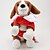 voordelige Hondenkleding-Hond kostuums Jassen Kleurenblok Cosplay Kerstmis ulko- Winter Hondenkleding Rood Kostuum Katoen S M L