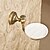 cheap Bath Accessories-Antique Finish  Brass Material  Wall Mounted Soap Dishe