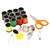 abordables Fils-14 Colors Portable Cotton Thread Assortment with Sewing Accessories (Random Package Colors)