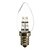 levne Žárovky-1ks 0.5 W LED svíčky 15-20 lm E12 C35 4 LED korálky Dip LED Vánoční svatební dekorace Přirozená bílá 100-240 V / RoHs