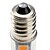 voordelige Gloeilampen-1pc 1 W LED-maïslampen 60 lm E14 T 7 LED-kralen SMD 5050 Decoratief Warm wit 100-240 V / RoHs