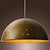 voordelige Hanglampen-Plafond Lichten &amp; hangers Neerwaartse Belichting Goud Metaal Ministijl 220-240V / E26 / E27