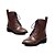 voordelige Dameslaarzen-damesschoenen ronde neus lage hak enkellaarsjes met kant-up meer kleuren beschikbaar
