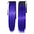 levne Culíky-Špičková kvalita Hot prodej Peny Tail sponky do vlasů Barva Barevné Bar velkoobchod Hair Extension Purple populární 20 palců