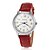 cheap Fashion Watches-Men&#039;s Women&#039;s Couple&#039;s Wrist watch Fashion Watch Casual Watch Quartz Hot Sale PU Band Vintage Black White Red Brown