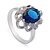 levne Fashion Ring-Dámské Vyzvánění Modrá Stříbro Stříbrná Párty Denní Ležérní Kostýmní šperky