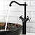 cheap Bathroom Sink Faucets-Classic Utility Sink Laundry Black Faucet, Centerset High Arc Two Handles One Hole Wash Basin Tap with Hot and Cold Water Switch, Laundry Tub Pot Filler Commercial Faucet in Oil Rubbed Bronze
