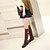 levne Dámská obuv-dámské boty jezdecké boty na nízkém podpatku kolena vysoké boty s přezkou rozdělit společný a zip více barev k dispozici