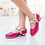 זול נעלי בנות-בנות נעליים דמוי עור אביב / קיץ / סתיו נעלי בובה (מרי ג&#039;יין) שטוחות פרח סאטן ל שחור / לבן / ורוד